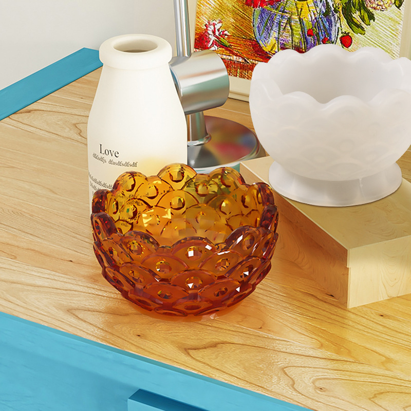 アロマテラピー用ラウンド収納ボックス、石膏シリコンモールド、 - Coaster Mold Round のレビューと価格