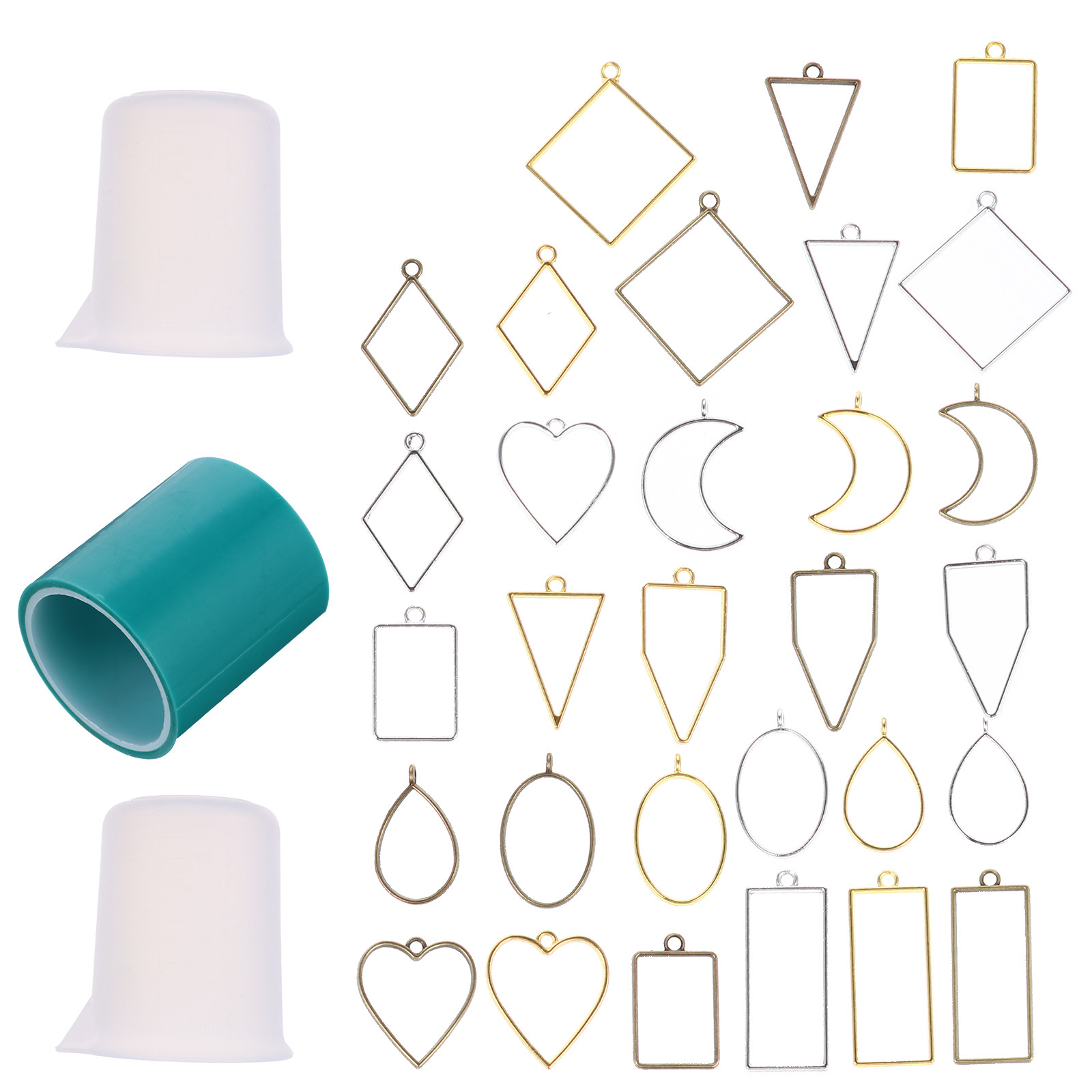 クラフトキット、DIYキーホルダー、アクリル素材、ハロウィン - Resin Jewelry Kit のレビューと価格