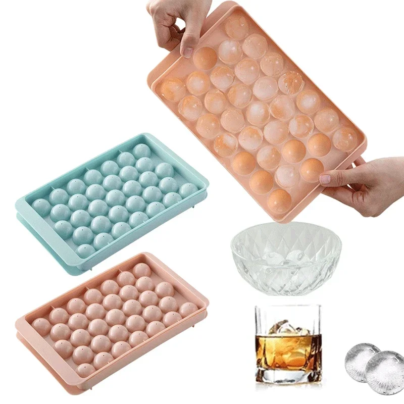 ラウンドアイスキューブトレイクリエイティブホッケーボールメー - Coaster Mold Round のレビューと価格