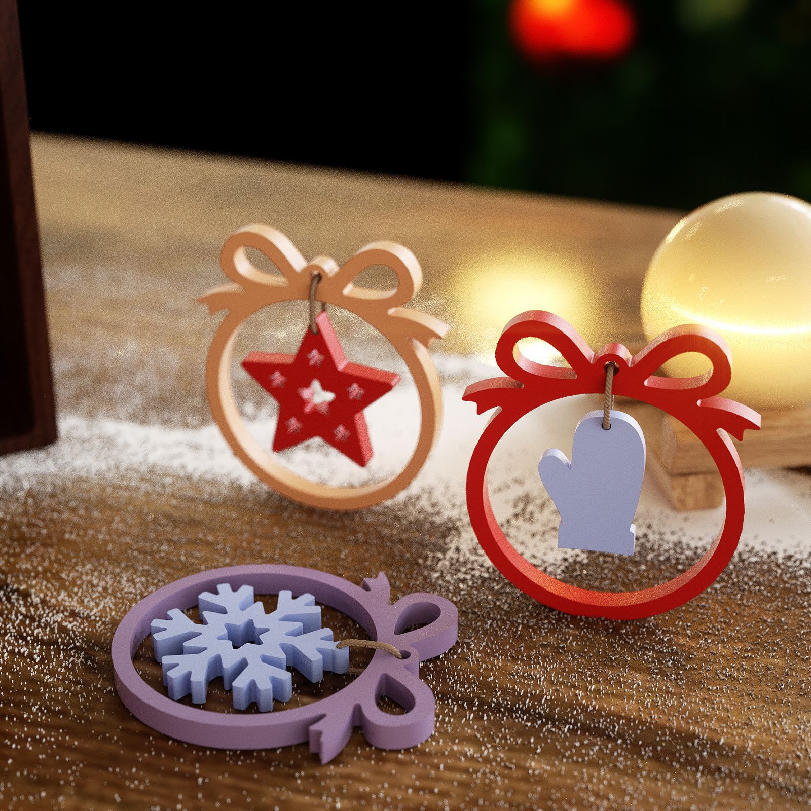 クリスマスリボンの装飾品やテーブル装飾、キャンドル作りなどに - Resin Craft Ideas のレビューと価格
