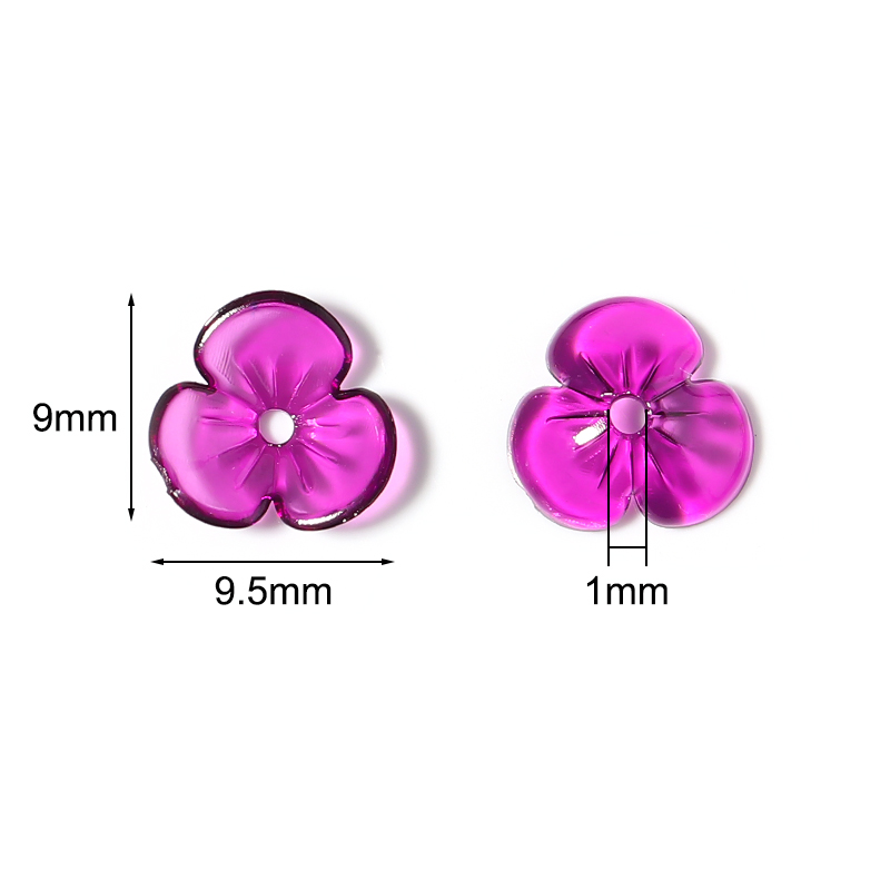 ジュエリー作り用の透明な樹脂花びらビーズ,花のモチーフ,ゆる - Flower Preservation Resin のレビューと価格