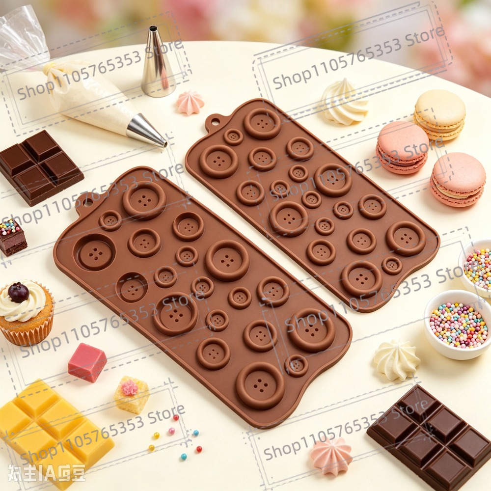 2026 チョコレートモールドトレイ ボタン型モールド DI - Silicone Mold Tray のレビューと価格