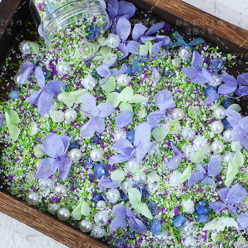 10ML-100ML混合アジサイフラワーパウダー、ヴィンテー - Flower Preservation Resin のレビューと価格
